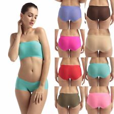 3 Pack Womens Underwear Boyshorts Silky Light and Airy Lingerie Panties Briefs picture