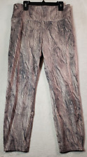 Soulgani Active Leggings Womens Petite Medium Multi Tie Dye Polyester Flat Front picture