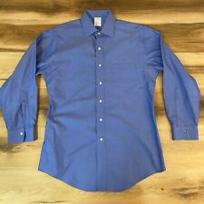Brooks Brothers Shirt Mens 15.5 - 32 Classic Fit Blue Supima Cotton Non Iron picture