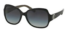 Tory Burch TY7059 114511 57M Black Stitch/Grey Gradient Square Sunglasses picture