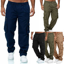 Men's Flex Cargo Trousers Heavy Duty Stretch Casual Pants US picture