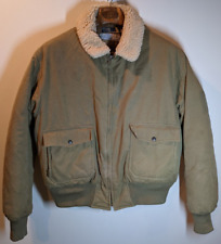 Vintage Polo by Ralph Lauren Distressed G-1 Flight Bomber Jacket Men's X-Large picture