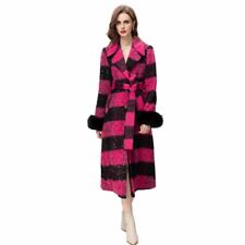 2023 New Wholesale Christmas Runway Lapel Neck Long Sleeves Sashes Coat XXXL picture