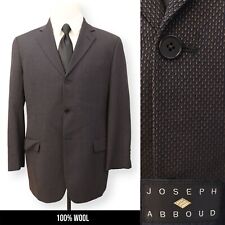 JOSEPH ABBOUD mens blue gray patterned sport coat suit jacket blazer 40 41 42 R picture