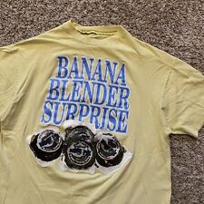 Vintage 90s Banana Blender Surprise Rock Band Double Sided Tee Shirt XL picture