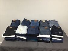 Bulk Lot of 100 Pairs of Men's Jeans- Assorted Sizes/Brands/Colors/Styles picture