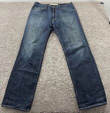 Jake Agave Jeans Mens 36 Blue Medium Straight Cut Wash Denim Smith Classic USA picture