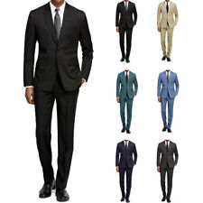 Braveman Men's Formal Two Piece 2-Piece Slim Fit Cut Suit Set picture