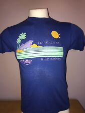 VINTAGE I'd rather be in the Bahamas Oceanic Cruise Ship SHIRT small SNEAKERS  picture