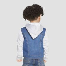 Levi's® Toddler Boys' Indigo Trucker Jacket - Medium Wash blue 4T picture