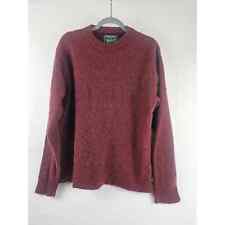 Men's WOOLRICH, Lambs wool, sz L brick colored sweater picture