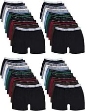 12 Pack Of Mens 100% Cotton Boxer Briefs Underwear, Great for Homeless Shelters. picture
