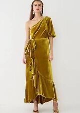 J.CREW COLLECTION NWT $288 One Shoulder Viscose Blend Velvet Dress Size 12 picture