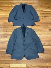 Kenneth Cole Mens Blazer Jacket Size 42S Gray 2 Button Sport Coat *LOT OF 2* picture
