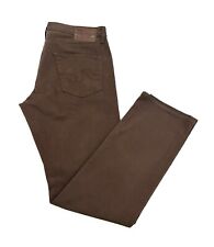 AG Adriano Goldschmied Brown Jeans Pants Mens Size 34 X 32 The Graduate Twill picture
