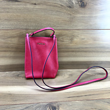 Furla Phone Crossbody Mini Top Handle Hot Pink Leather picture