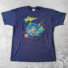 Vintage 1996 Lego Time Cruisers Promo T Shirt XL Rare Toys 90s Blue Delta picture