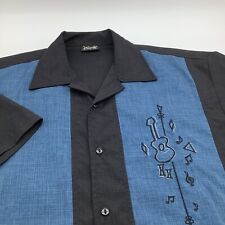 Steady Clothing Mens Bowling Button Shirt Size Small Made In USA picture