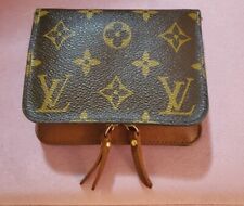 Authentic rare louis vuitton monogram, brown, small & practical wallet women. picture