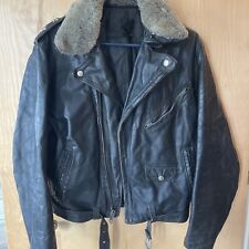 Vintage 1960’s-1970s Schott Perfecto Looking Jacket Men Leather Two Star picture