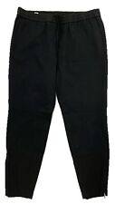 $1,200 Gucci Black Drawstring Cotton Pants Size US 38, EU 52 Made in Italy picture