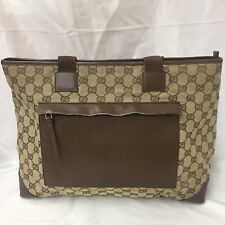 Auth gucci GG canvas tote bag canvas brown 019.0423 3444 from Japan 0508 7906 picture