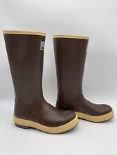 XTRATUF Men's Legacy 15″ Non-Insulated Waterproof Brown Rubber Size 8 picture