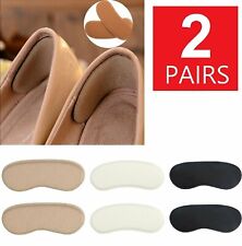 2 Pairs Soft Fabric Shoe Pads Cushion Liner Grip Back Heel Inserts Insoles picture