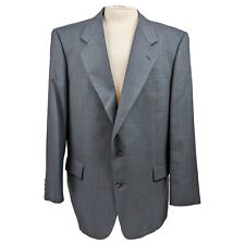 Pierre Balmain Paris Marseille Gray Plaid Suit Jacket Single-breasted 46L picture