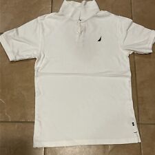 NAUTICA Polo Shirt Boys Size XL 18/20) Short Sleeve White picture