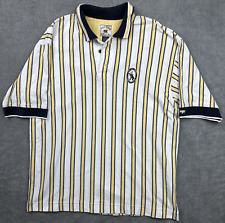 Vintage Cutter & Buck Golf Polo Shirt Men L 1999 Pinehurst Us Open White Striped picture