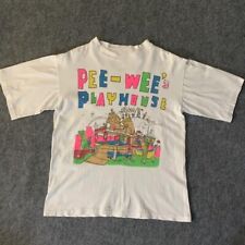 Vtg Pee Wee Herman Shirt 80s Gift For Fans White Cotton Size S-3XL Shirt picture