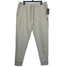 NEW Ralph Lauren Men's XL Joggers Sweatpants Cotton Polyester Heather Grey picture