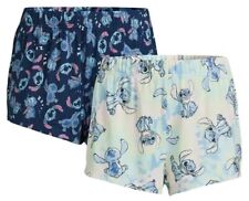 Official Disney Lilo & Stitch Blue Comfy Sleep Shorts, 2-Pack picture