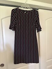 Tommy Hilfilger Red, White And Blue Polka Dot Dress Size 4 picture