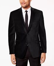 Alfani Men's New Slim-Fit Solid Velvet Black Suit Jacket 36S picture