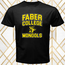 Faber College Logo Animal House Men's Black T-Shirt Size S - 3XL picture