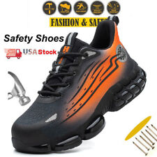 Mens Safety Shoes Steel Toe Boots Breathable Work Boots Indestructible Sneakers picture