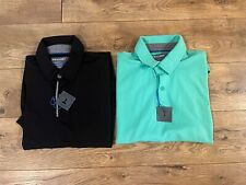 Twillory Performance Polos, Green, Black, Size Medium, Lot Of 2 picture