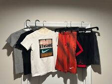 Nike boys shorts and shirt lot of 6 size M picture