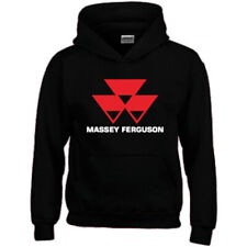 Massey Ferguson Tractor Logo Men's Black Hoodie Sweatshirt Size S-3XL picture