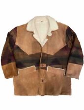 GENUINE LEATHER Vintage German Made Navajo Jacket Men’s Size Large. picture