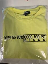 Diesel T-Shirt  Short Sleeve - Size L Yellow picture