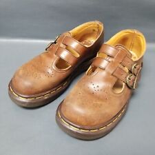 Vintage Dr. Martens Brown Leather Mary Jane 8065Z Made in England picture
