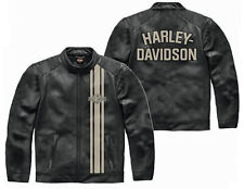 Harley-Davidson® Boys' Laundered Faux Leather Racer Jacket - 6070229 picture