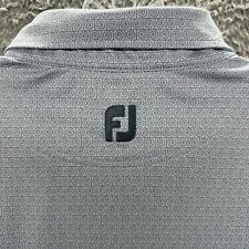 Footjoy Polo Shirt Mens L Purple Short Sleeve Golf  Performance Outdoor FJ Logo picture
