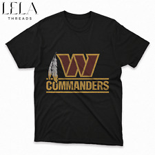Washington Redskins Commanders Feather T Shirt Dan Quinn Vintage Trend Fans Gift picture