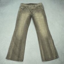 Vintage Diesel Jeans Mens Brown Corduroy 33x33 Distressed button fly Pants picture