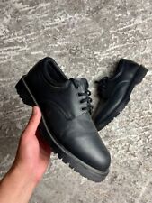 Vintage Dr. Martens Royal Mail Black leather Boots UK 11 picture