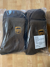 Six Pack of Mens Size 8-10 ~MEDIUM~ UPS Ankle Socks United Parcel Service Brown picture